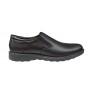 Pantofi barbati casual, cu elastic, piele naturala, CORSA, Negru - TENCORSAEN